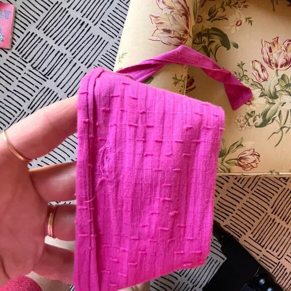 Seraphine Fuchsia Pink Cotton Broderie Maternity & Nursing Dress - Picture 10 of 11